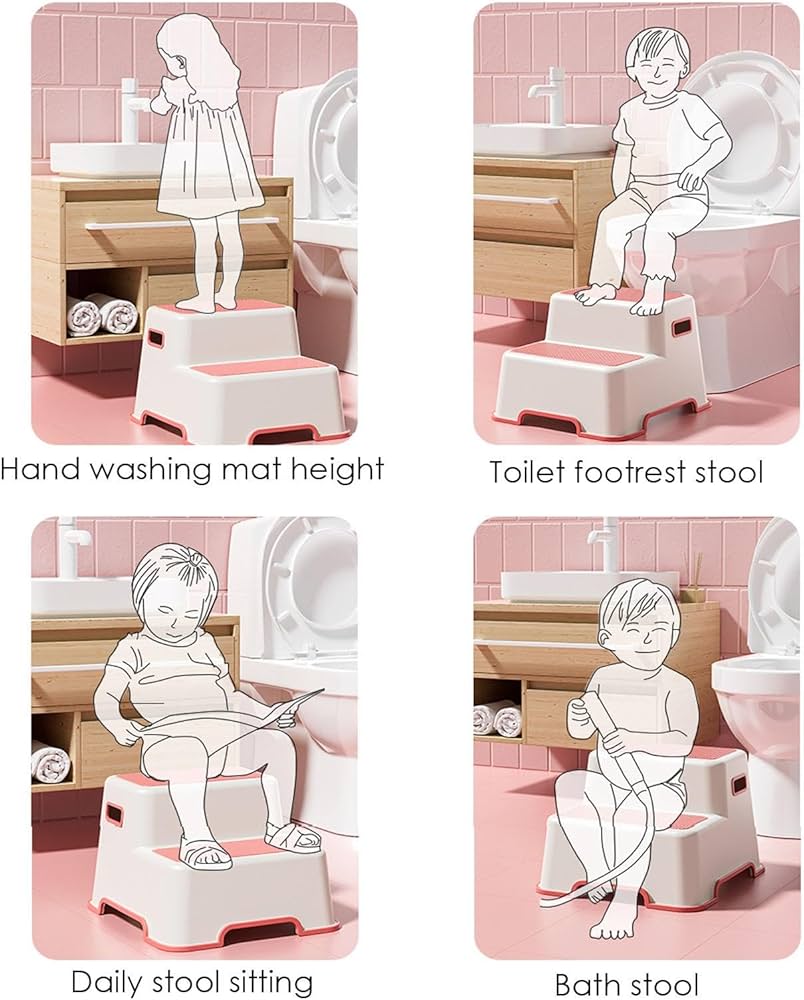 Kids Washbasin 2 Step Stool, Baby Hand Wash Step Stool, Kids Toilet Foot Step Stool, Dual Purpose Climbing Step Stool Kids Washbasin 2 Step Stool, Baby Hand Wash Step Stool, Kids Toilet Foot Step Stool, Dual Purpose Climbing Step Stool